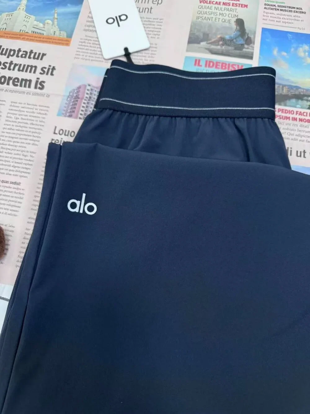 💙 NWT Alo Yoga Suit Up Trouser Navy Regular 30